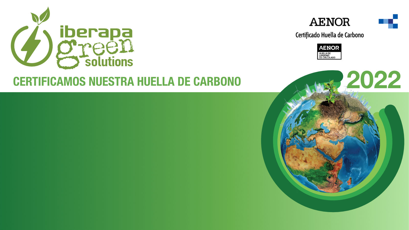 Certificación ISO14064 de nuestra huella de carbono